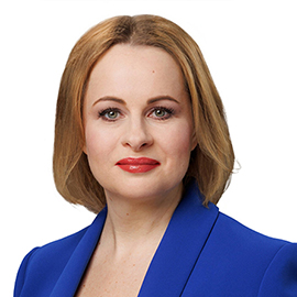 Official portrait of Maria Jufereva-Skuratovski